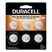 Duracell Lithium Coin Battery, 2032, PK6 DL2032B6PK